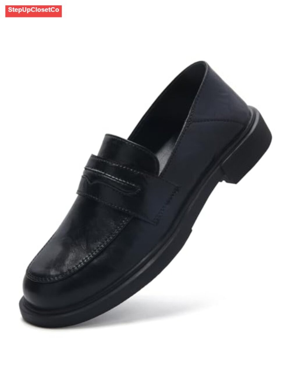 Women's Slip On Loafer Leather Casual Work Office Dressy Shoes